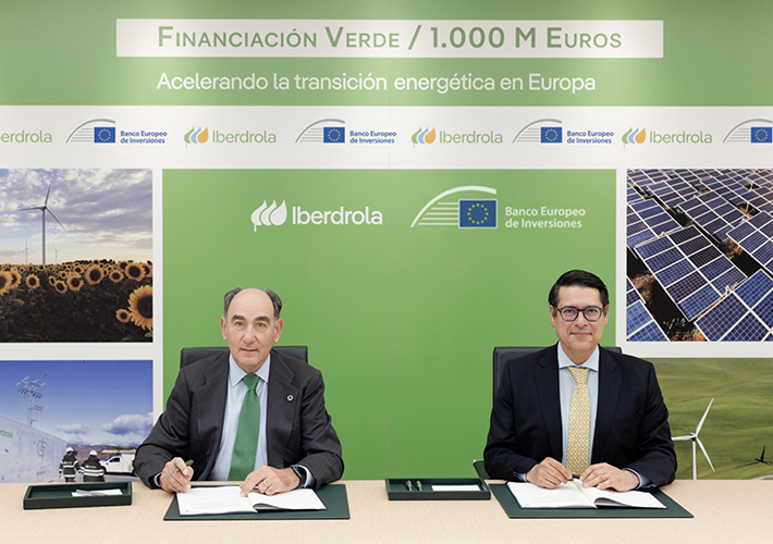 Foto Iberdrola firma un préstamo de €1.000 millones con el BEI para acelerar la transición energética en Europa.